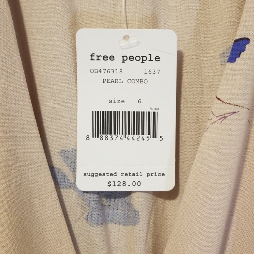 NEW Free People Melanie Mini Dress Size 6 - Picture 6 of 6